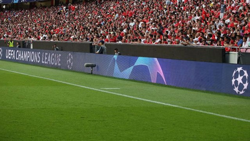 football stadium LED perimeter advertising board