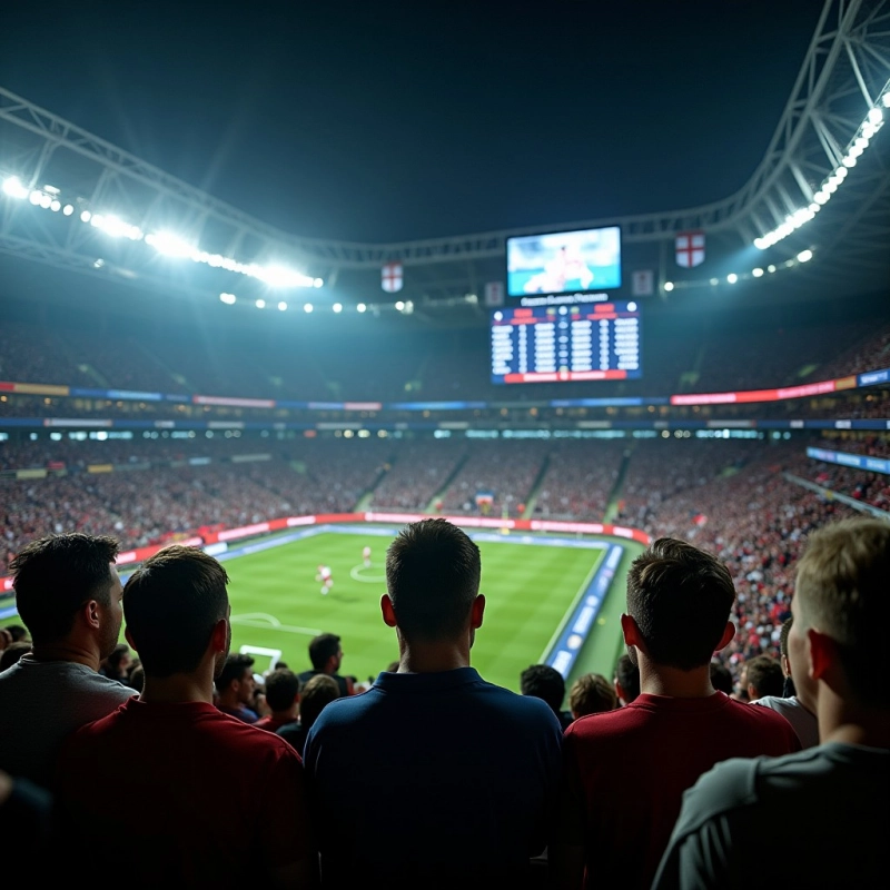 LED screen enhancing football fan experience